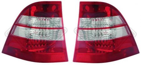 LED Rückleuchten klarglas rot/weiß Mercedes W163 M-Klasse