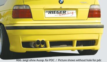 RIEGER Heckschürze passend für BMW 3er E36 Compact mit PDC