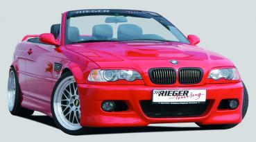 RIEGER Spoiler Bumper fit for BMW 3er E46 Sedan / Touring