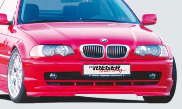 RIEGER Spoilerlippe passend für BMW 3er E46 Cabrio / Coupé Bj. 01/00 - 01/02