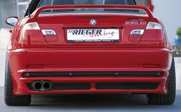 RIEGER Heckansatz passend für BMW 3er E46 Coupe