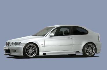 RIEGER Seitenschweller 185mm RECHTS passend für BMW 3er E46 Limousine / Compact / Coupe / Cabrio