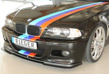 RIEGER Spoilerlippe flache Version passend für BMW 3er E46 M3 (NICHT CSL)