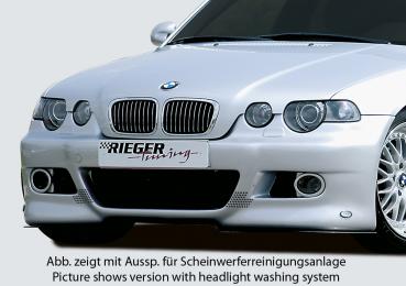 RIEGER Spoilerstoßstange passend für BMW 3er E46 Compact