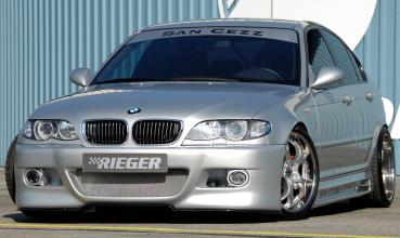 RIEGER Spoilerstoßstange passend für BMW 3er E46 Limousine/Touring 02.02-