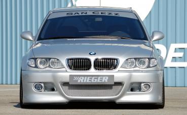 RIEGER Spoilerstoßstange passend für BMW 3er E46 Limousine/Touring 02.02-