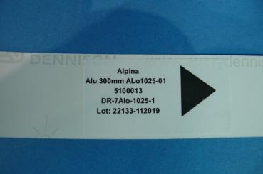 ALPINA Emblem Folie silber 300mm