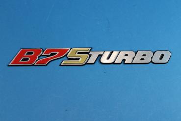 ALPINA Schriftzug hinten "B7S Turbo" (E12/E24/E28)