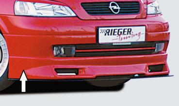 RIEGER Spoiler Lip fit for Opel Astra G (not for OPC-models)