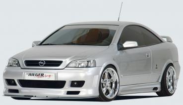 RIEGER Front bumper fit for Opel Astra G (not for squared fog light)