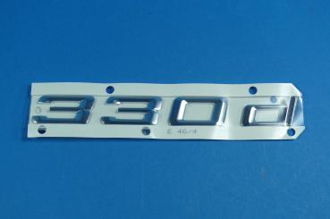 330d Emblem BMW 3er E46 Limousine