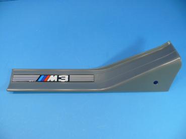 "M3" Logo Door Sill Strip SILVERGREY rear -left- BMW 3er E36 Sedan/Touring