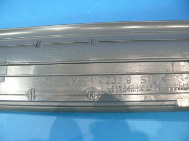 "M3" Logo Door Sill Strip SILVERGREY rear -left- BMW 3er E36 Sedan/Touring