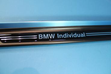INDIVIDUAL Logo Door Sill Strip front right BMW 3er E46 Coupe / Convertible