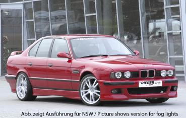 RIEGER Frontbumper Sport Look fit for BMW 5er E34 Sedan/Touring (WITHOUT Foglightholder)