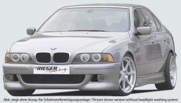 RIEGER Front bumper fit for BMW 5er E39 up to 12/02 (with recesses for washer)