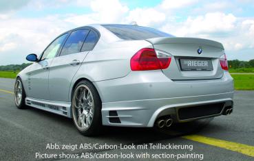 RIEGER Rear skirt extension fit for BMW 3er E90 / E91 Sedan / Touring