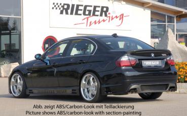 RIEGER Rear skirt extension fit for BMW 3er E90 / E91 Sedan / Touring