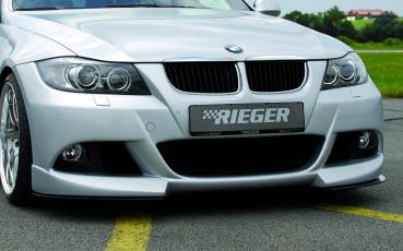 RIEGER Spoilerstoßstange passend für BMW 3er E90 Limousine / Touring (für Fzg. mit Scheinwerferreinigungsanlage und PDC)