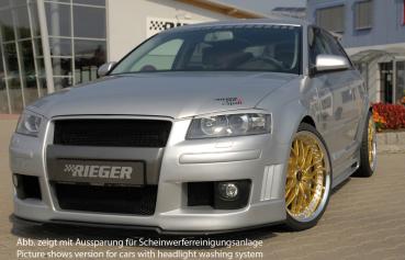 RIEGER Spoilerstoßstange passend für Audi A3 8P -05.05 (bis Facelift) 3-türig