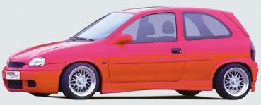 RIEGER Side skirt -right side- fit for Opel Corsa B