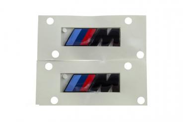 M Emblem 45 x 15mm BLACK BMW 1er 2er 3er 4er 5er 6er 7er X1 X2 X3 X4 X5 X6 Z4