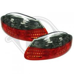 LED Taillights RED/BLACK fit for Porsche Boxster (986) 09.96 - 12.04