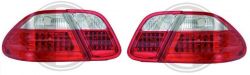 Taillights LED clear red/white fit for Mercedes W208 CLK
