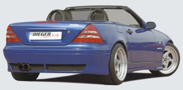 RIEGER Rear skirt extension fit for Mercedes SLK R170 from 01.01