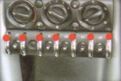 Chrom Schalter Set 7tlg für Mini R50