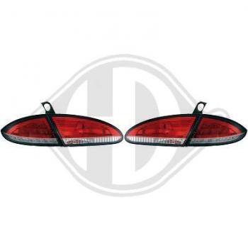 LED Rückleuchten klar rot/weiß passend für Seat Leon Bj. 05-09