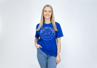 ALPINA T-Shirt ALPINA COLLECTION Blau, Unisex Größe M