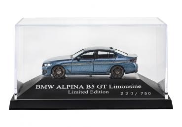 ALPINA Modellauto BMW ALPINA B5 GT Limouine „Arctic Race Blue“ 1:87,  LIMITED EDITION
