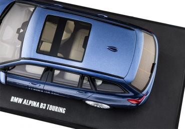 ALPINA Scale Model BMW ALPINA B3 Touring (G21), ALPINA Blue Metallic, 1:18