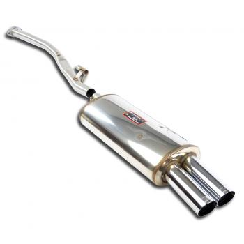 SUPERSPRINT Rear exhaust 2x76mm fit for BMW E30 318is (M42 Engine) '89 - '91