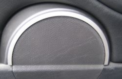 Ringe Lautsprecher vorne mattiert (2er Set) BMW E46 Coupe Cabrio