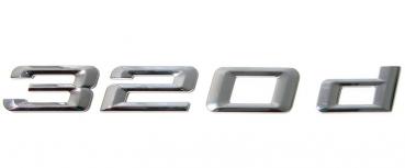 320d Emblem zum kleben BMW 3er E46 320d Limousine