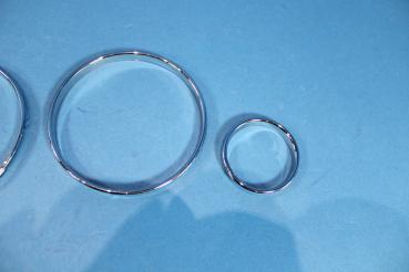 Instrument rings chromed (4 pcs) fit for BMW 5er/7er/X5 E39/E38/E53