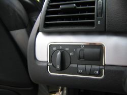 Frame for light switch polished BMW 3er E46
