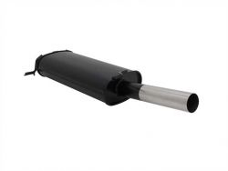 NOVUS Rear silencer with 1 tail pipe 60mm VW Golf 1 Convertible
