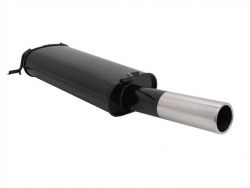 NOVUS Rear silencer with 1 tail pipe 76mm VW Golf 1 Convertible