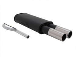 NOVUS Rear silencer with 2 tail pipes Ø 76mm VW Passat 35i