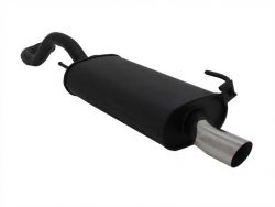 NOVUS Rear silencer with 1 tail pipe 60mm S-Design VW Polo 6N/6N