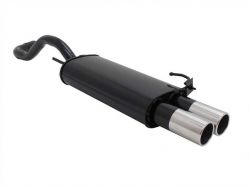 NOVUS Rear silencer with 2 tail pipes 76mm VW Polo 6N/6N2