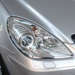 Chrome Head Light Rim -2 pcs- Mercedes R171 SLK