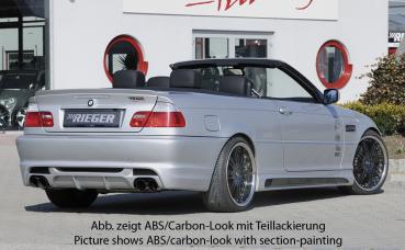 RIEGER Side skirt (Carbon-look) RIGHT fit for BMW 3er E46 Sedan / Compact / Coupe / Convertible