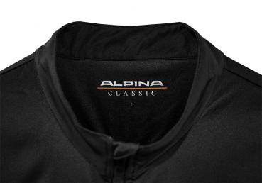 ALPINA Funktionsshirt Orange mit Zipper, unisex Größe L