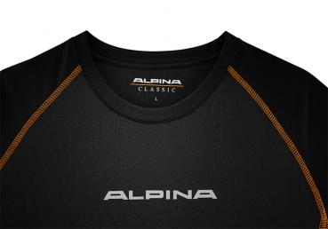 ALPINA Funktionsshirt Schwarz, unisex Größe S