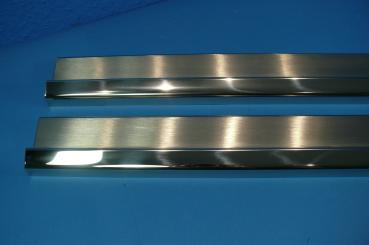 Door sills chrome (2 pcs) fit for Mercedes W124 Coupe / Convertible
