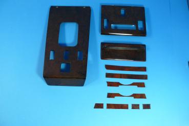 Wood set from burled wood (10 pcs) fit for Mercedes R107/W107